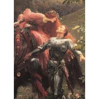 la belle dame sans merci sir frank b dicksee 1000pc jigsaw puzzle