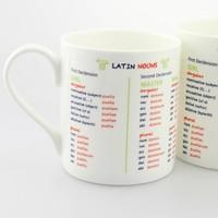 Latin Nouns Bone China Mug