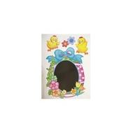 Large Easter Window Cling Chalkboards With Insert - 4 Assorted Designs.