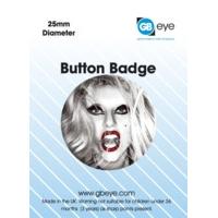Lady Gaga Face Button Badge
