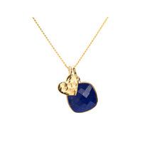 Lapis Heart Necklace