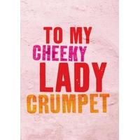 Lady crumpet | Valentines Card| ...