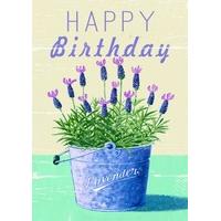 Lavender Happy Birthday | Birthday Card | PP1114