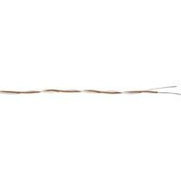 lappkabel 49900245 white and brown bell wire 2 x 05mm