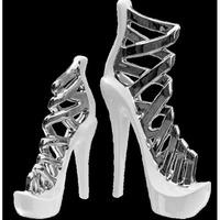 Large Stiletto Shoe in White