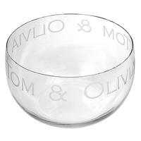 Large Personalised Glass Bowl
