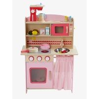 Large Wooden Play Kitchenette pink