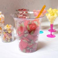 large flared plastic party jar