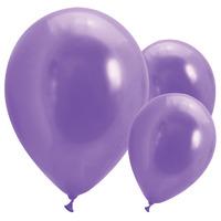 Latex Party Balloons Metallic Purple