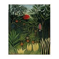 Landscape with Monkeys By Henri Rousseau