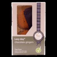 Lazy Day Foods Belgian Chocolate Ginger Slice 150g - 150 g