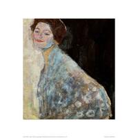 Lady in White By Gustav Klimt