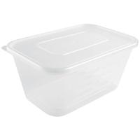 Large Plastic Microwave Container Pack of 250