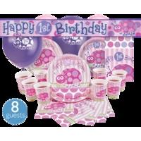 Ladybird 1st Birthday Ultimate Party Kit 8 Guests