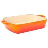 Large Rectangular Roaster - Orange