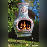 la hacienda clay chimenea swirl small 1 clay chimenea swirl