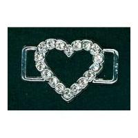 Large Heart Diamante Accessories