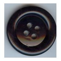 Large Round Plastic Clown Buttons Black