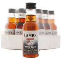 lambs navy rum 12x 5cl miniature pack