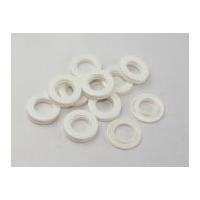 Large Plastic Curtain Eyelets White