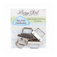 Lazy Girl Fobio Key Fob Hardware Silver