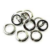 large plastic curtain eyelets silver