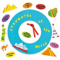 Landmarks of the World Wreath Decorations (Each)