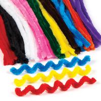 large fluffy pipe cleaners pack of 50