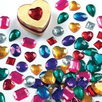 large self adhesive acrylic gems per 3 packs