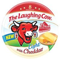 laughing cow light cheddar cheese triangles