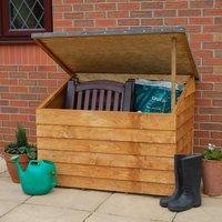 larchlap garden tool chest installed