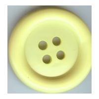 Large Round Plastic Clown Buttons Yellow