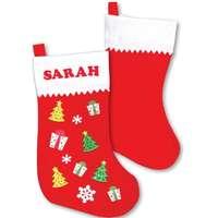 large felt christmas stockings pack of 15