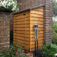 Larchlap 4ft x 2ft (1.13m x 0.6m) Overlap Wall Store Shed No