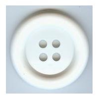 large round plastic clown buttons white