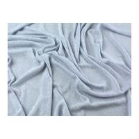 Lace Effect Stretch Jersey Dress Fabric Pale Blue
