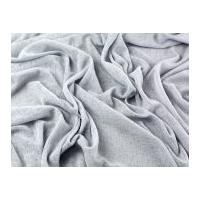 Lace Effect Stretch Jersey Dress Fabric Silver Grey