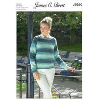 Ladies Sweater in James C. Brett Woodlander DK (JB260)