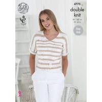 Ladies Tops in King Cole Cottonsoft Crush DK (4775)