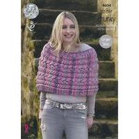 Ladies Capes in King Cole Drifter Chunky (4604)