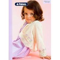 Lace Edged Bolero in Patons 100% Cotton 4 Ply (3551)