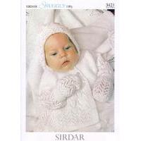 layette in sirdar snuggly 3 ply 3421