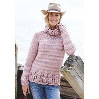 Ladies Sweater in Stylecraft Swift Knit Super Chunky (9070)