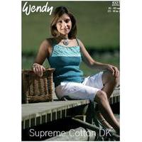 Ladies Top in Wendy Supreme Luxury Cotton DK (5327) Digital Version