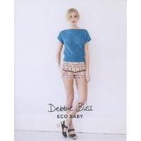 lace and knot top in debbie bliss eco baby db071
