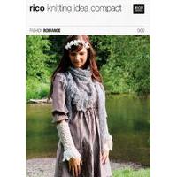 Lace Cuffs and Lace Triangular Shawl in Rico Design Fashion Romance (066)