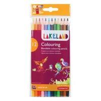 lakeland soft blendable round barrelled colouring pencils assorted
