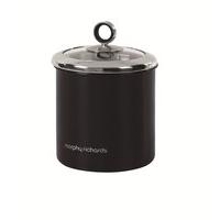 Large Black Storage Canister