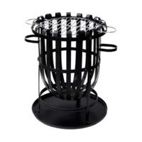 la hacienda vancouver steel firebasket 40cm