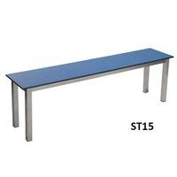 Laminate Seat Aqua Mezzo Changing Room Bench - 1m